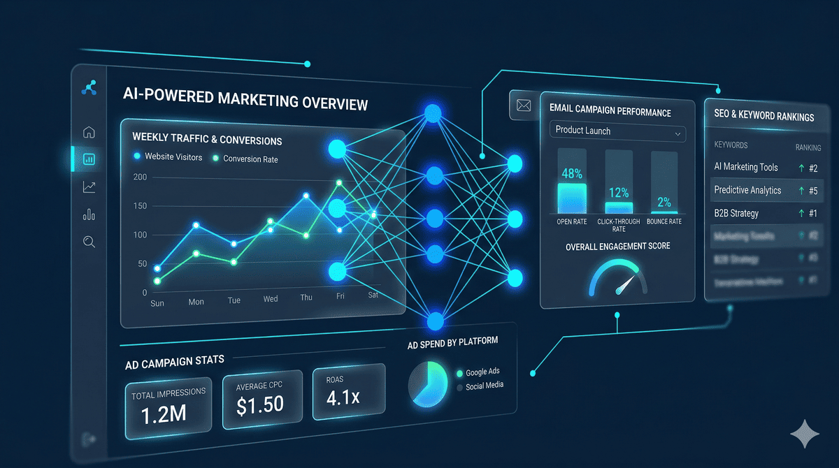 Herramientas de inteligencia artificial para marketing digital en pymes