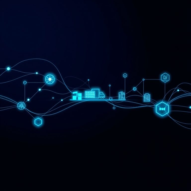 Diagrama conceptual para automatizar operativa logistica pyme: datos fluyendo de hojas de cálculo a sistemas digitales